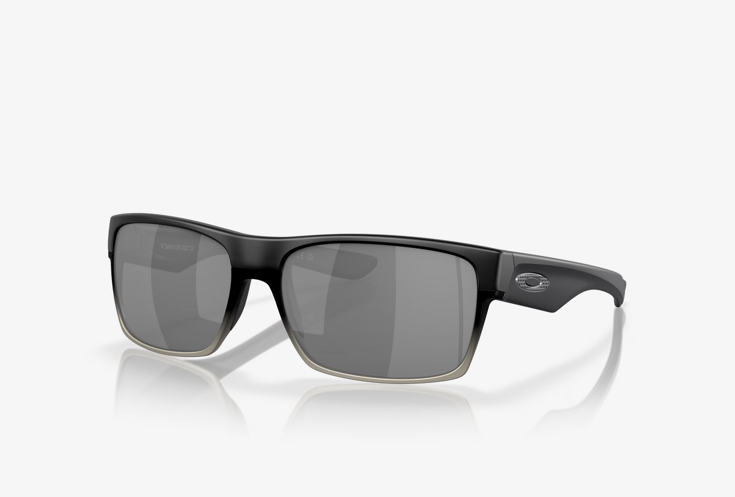 Oakley Two Face Matte Black Chrome Iridium