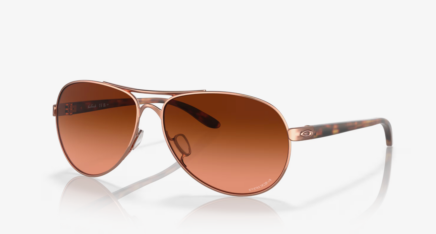 Oakley Feedback Rose Gold Prizm Brown Gradient