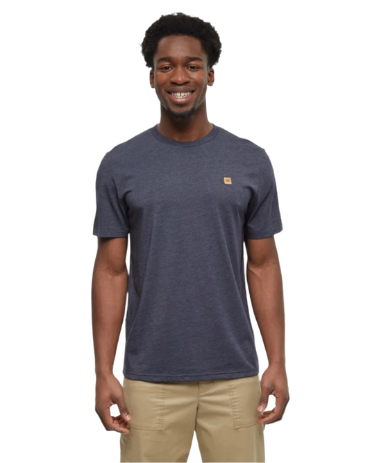 Tentree Men's Baker T-Shirt Midnight Blue Heather