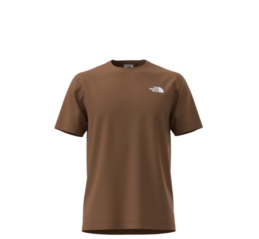 The North Face Men's Evolution Simple Dome Short Sleeve Tee Burnt Umber