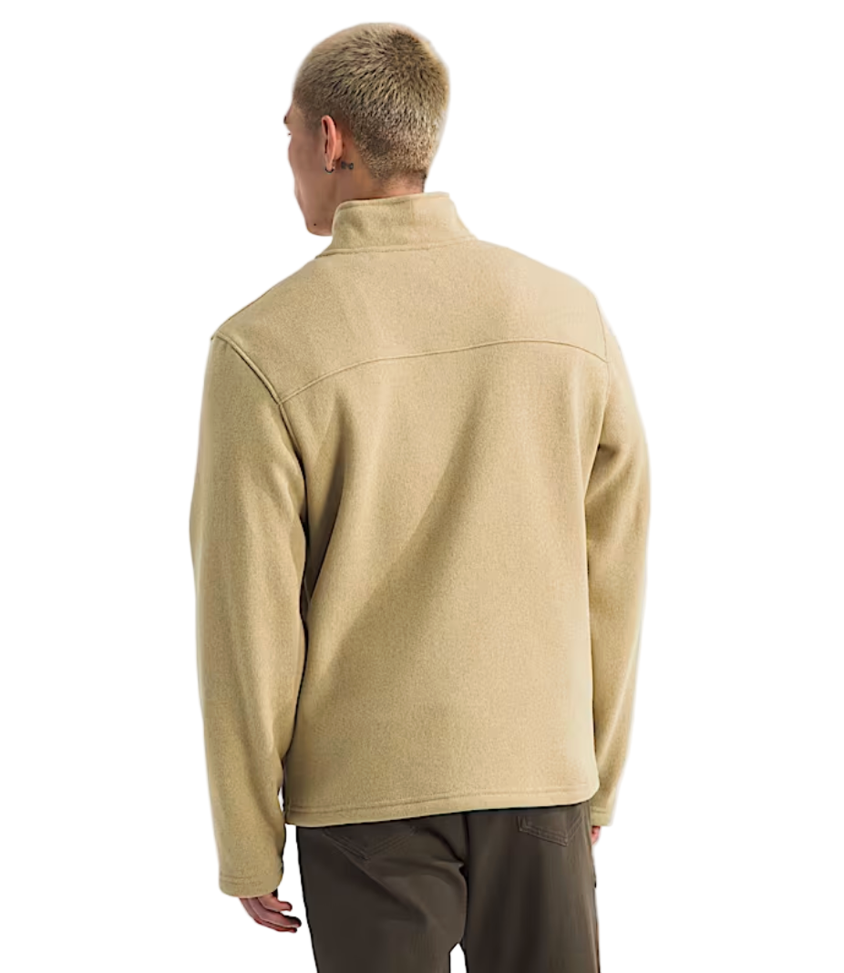 The North Face Men's Gordon Lyons ¼ Zip Khaki Stone Heather