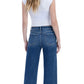 Flying Monkey Women's High Rise Trouser Press Wide Leg Jeans Rational