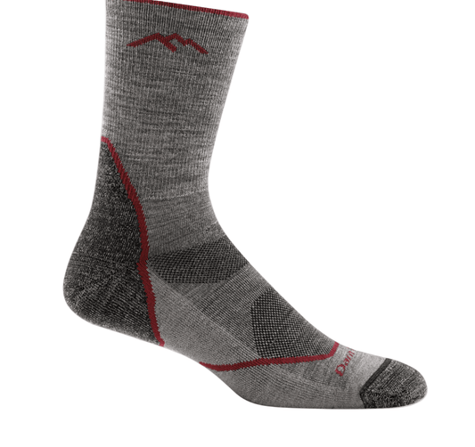 Darn Tough Men’s Light Hiker Micro Crew Lightweight With Cushion Taupe