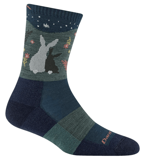 Darn Tough Women’s Critter Club Micro Crew Lightweight With Cushion Eclipse