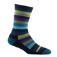 Darn Tough Women’s Mystic Stripe Crew Lightweight With Cushion Spruce