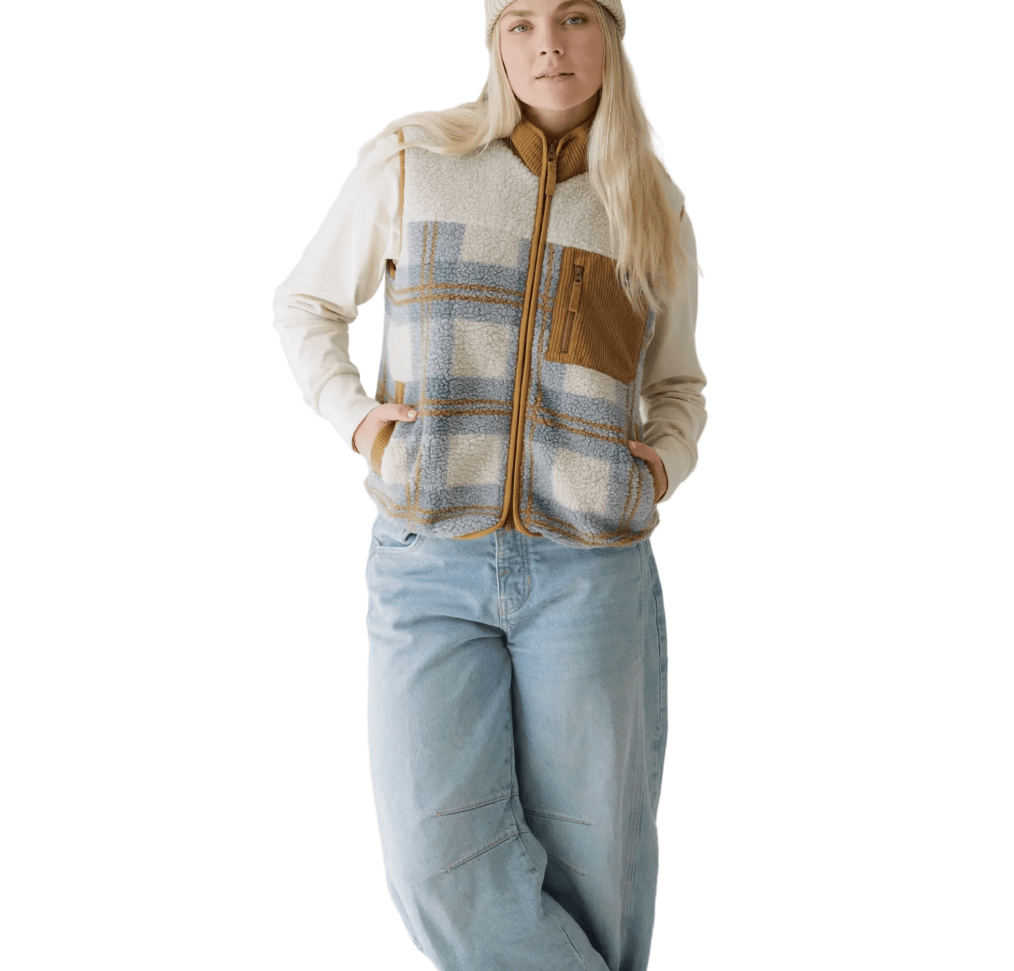 Kavu Ozette Vest Horizon Plaid