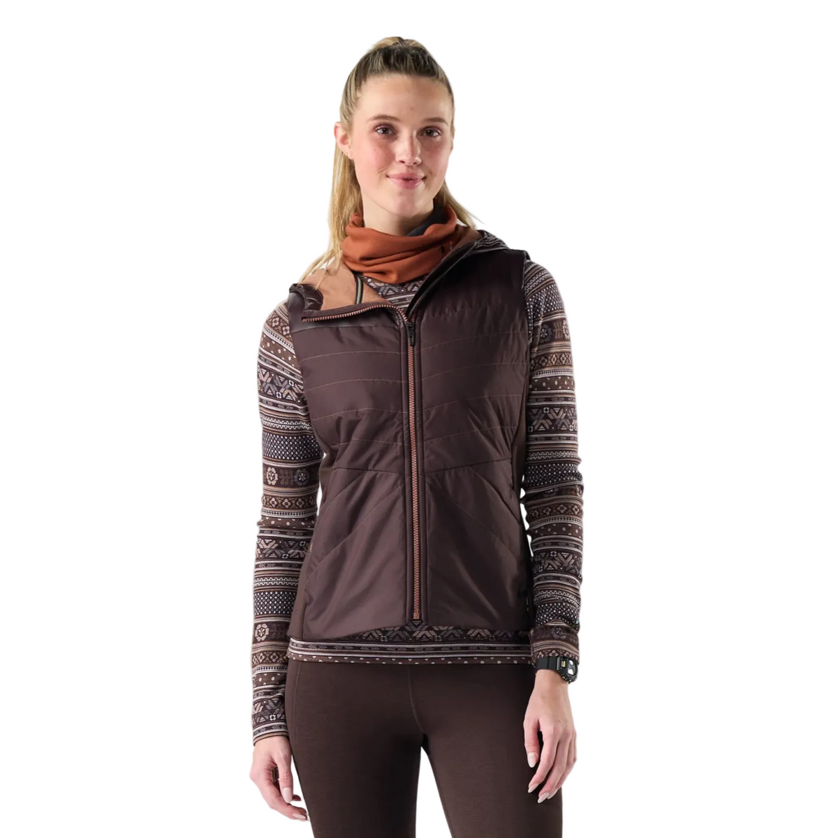 Smartwool Women's Smartloft Vest Mink-Mocha