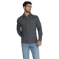 7 Diamonds Men's Generation Houndstooth Knit Shirt Black Navy