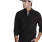 7 Diamonds Men's Drift Quarter Zip Pullover Black