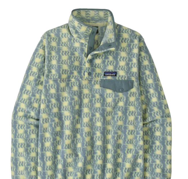 Patagonia Women's Lw Synch Snap-T P/O Sun Quilt: Blue Sage