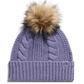 The North Face Women'S Oh Mega Fur Pom Lined Beanie Grounded Plum