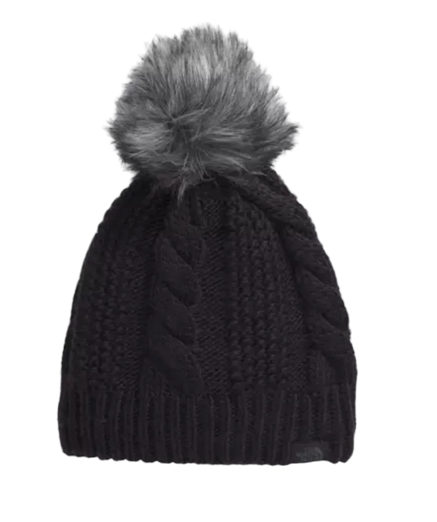 Women's Oh Mega Fur Pom Lined Beanie TNF Black