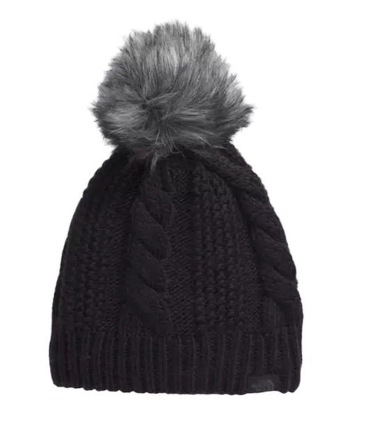 Women's Oh Mega Fur Pom Lined Beanie TNF Black