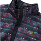 L.L. Bean Mountain Classic Fleece Pullover Print Men'S Regular Dark Black Retro Diamond