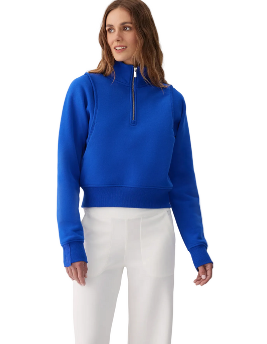 Lole Women’s Icone Max Half Zip Top Sapphire