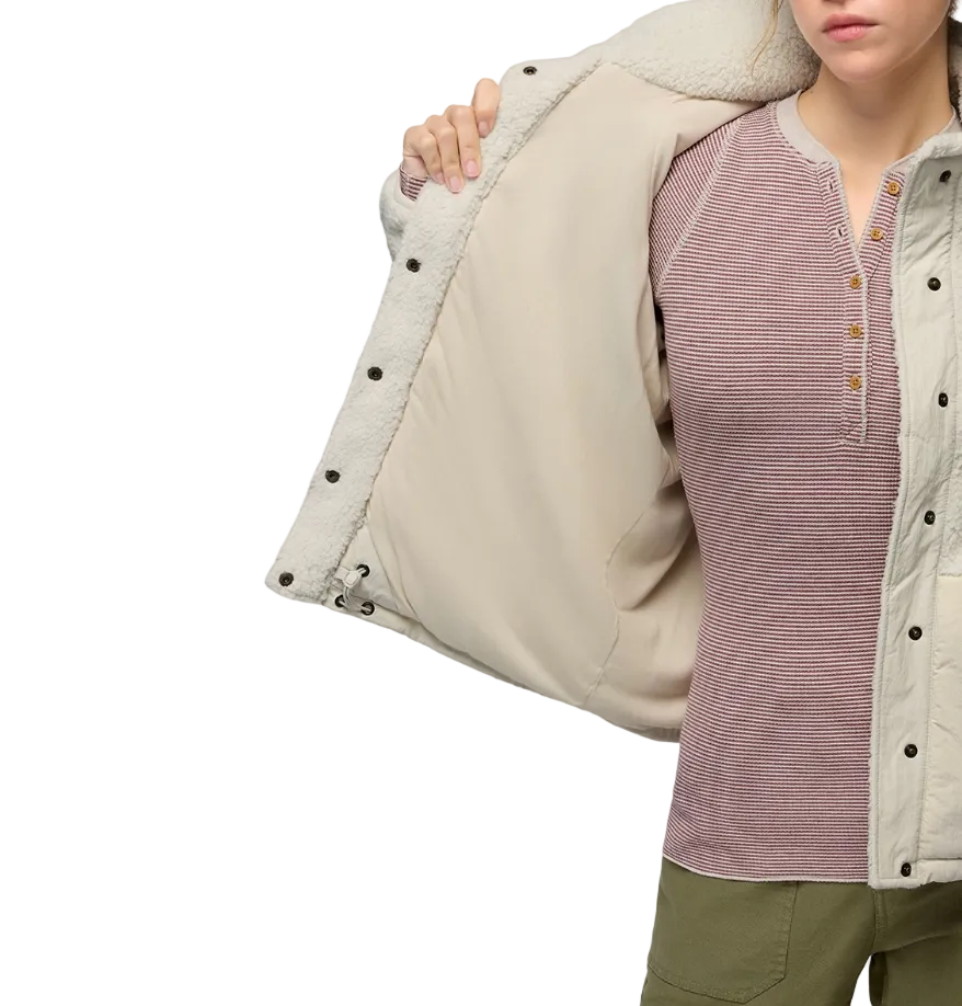 Prana Women's Encinitas Fleece Jacket Beach Pebble