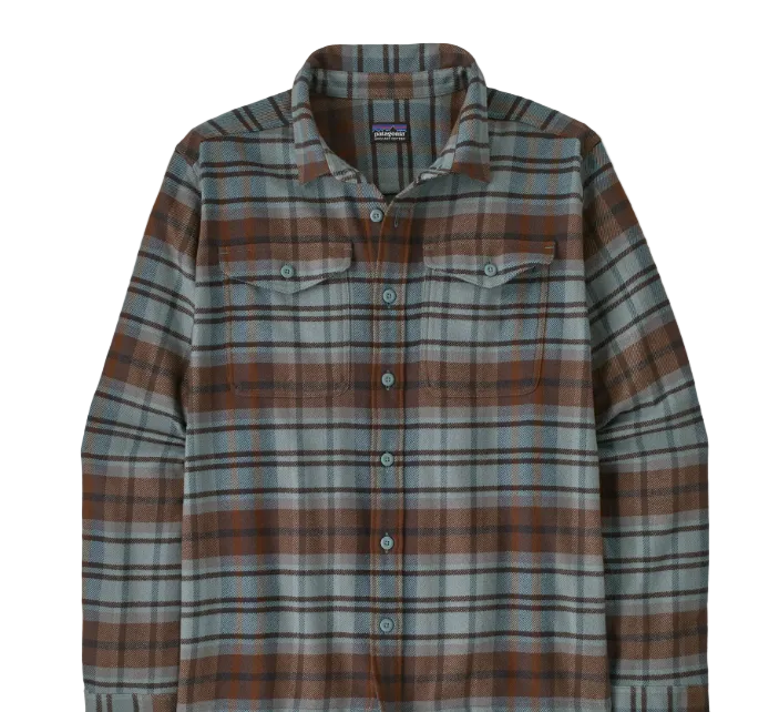 Patagonia M's Fjord Flannel Shirt Rising Storm: Blue Sage