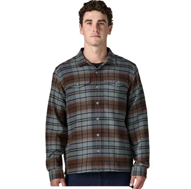 Patagonia M's Fjord Flannel Shirt Rising Storm: Blue Sage