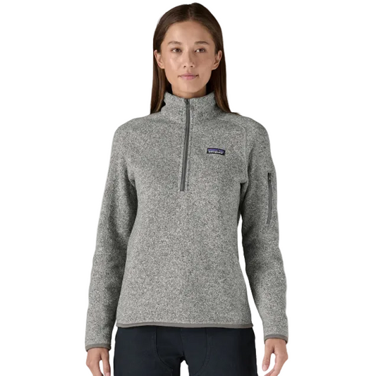 Patagonia Women's Better Sweater 1/4 Zip Birch White