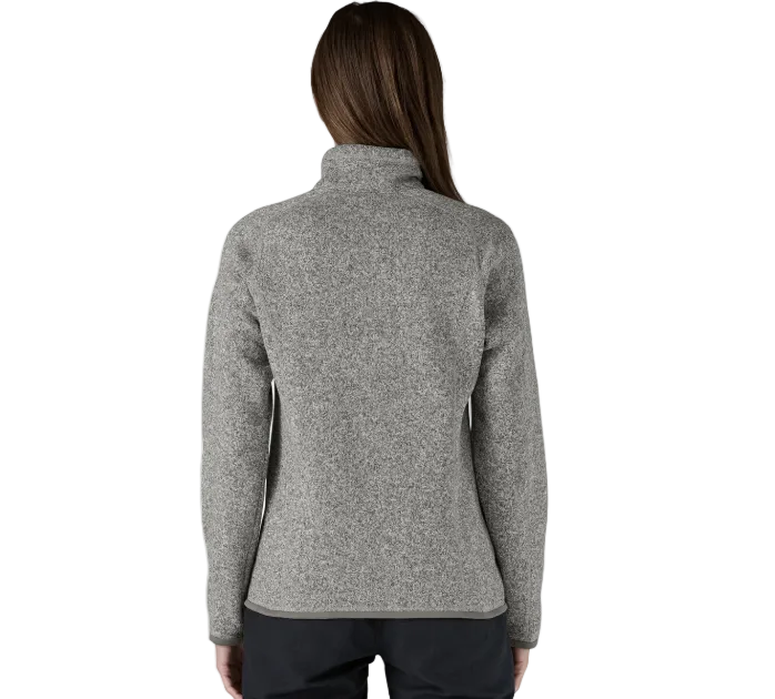 Patagonia W'S Better Sweater 1/4 Zip Birch White
