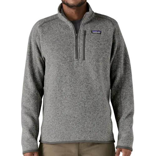 Patagonia Men's Better Sweater 1/4 Zip Stonewash