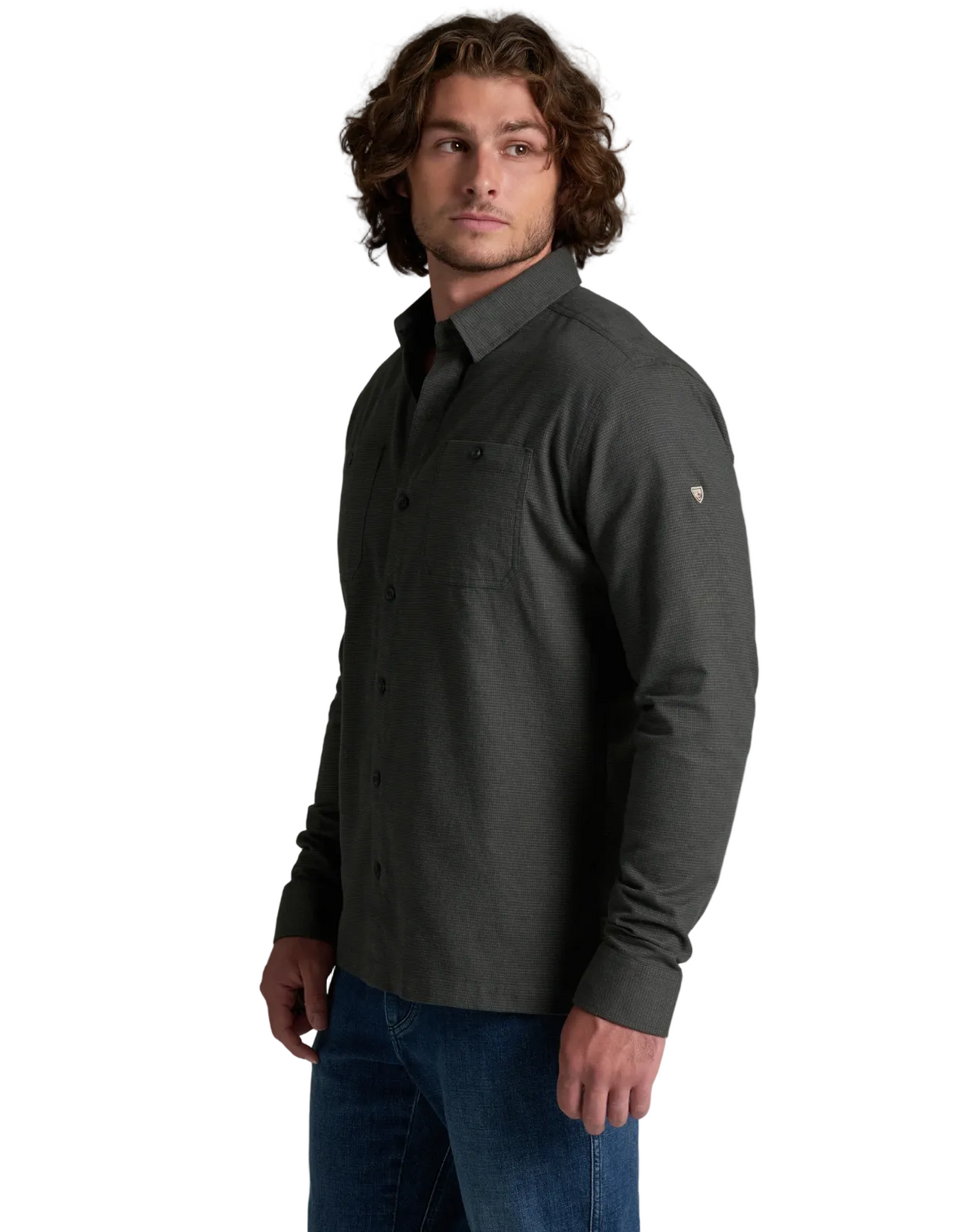 Kuhl Revolvr Flannel Ls Onyx