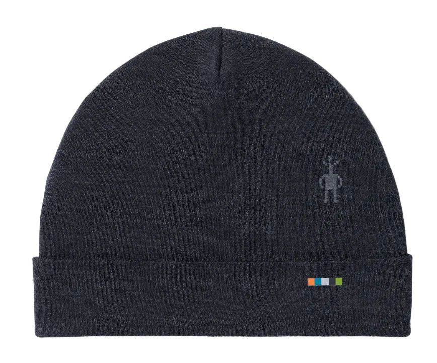 Smartwool Thermal Merino Reversible Cuffed Beanie Charcoal