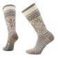 Smartwool Women's Everyday Cozy Popcorn Snowflake Crew Socks MOONBEAM