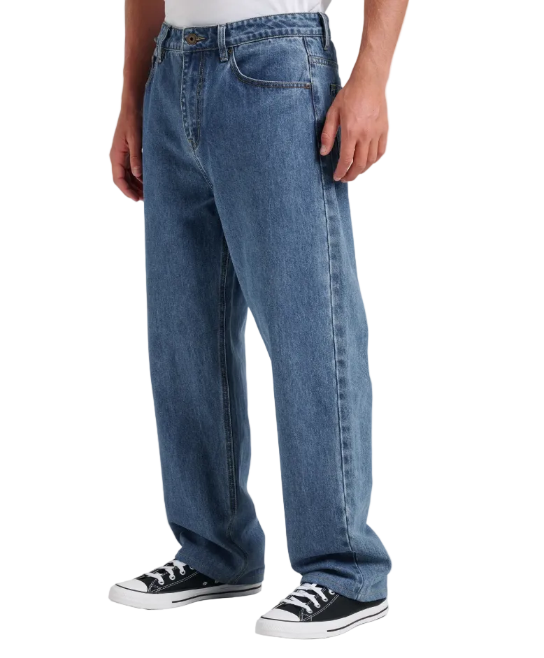 Quiksilver Men's Baggy Denim Medium Indigo