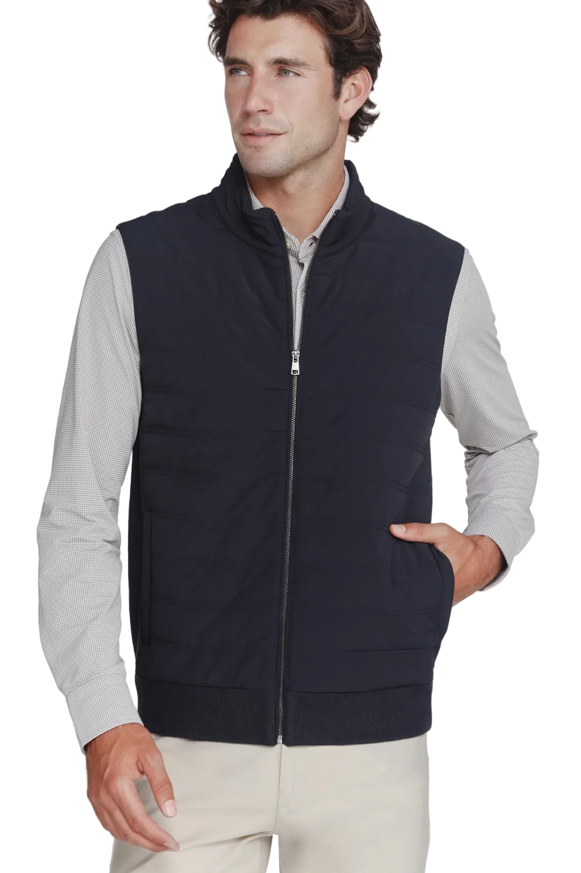 7 Diamonds Men's Summit Vest Navy