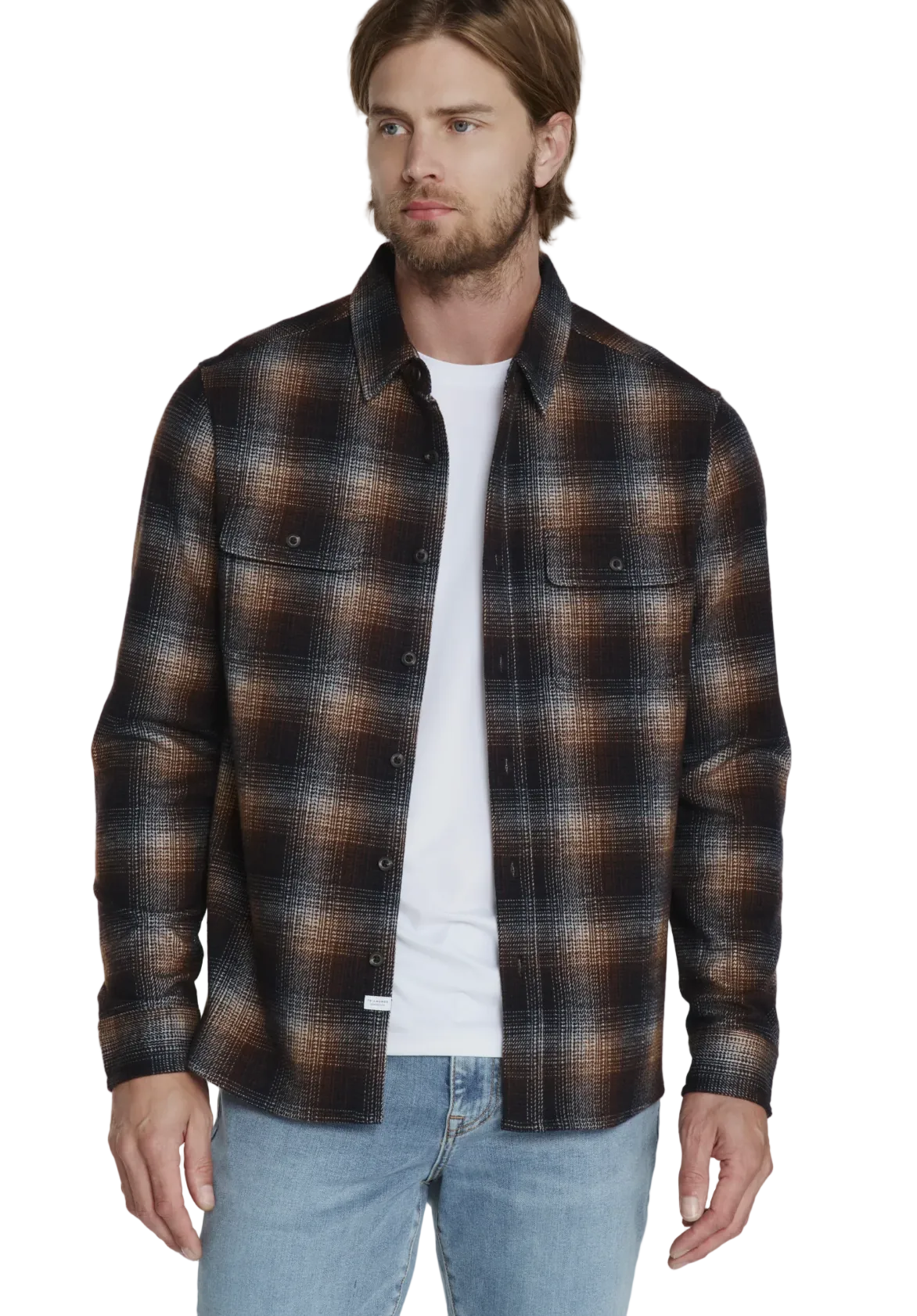 7 Diamonds Men's Generation Long Sleeve Shirt Navy