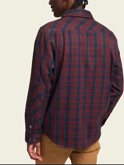 Howler Bro's Harker's Flannel - Barrett Plaid : Burgundy