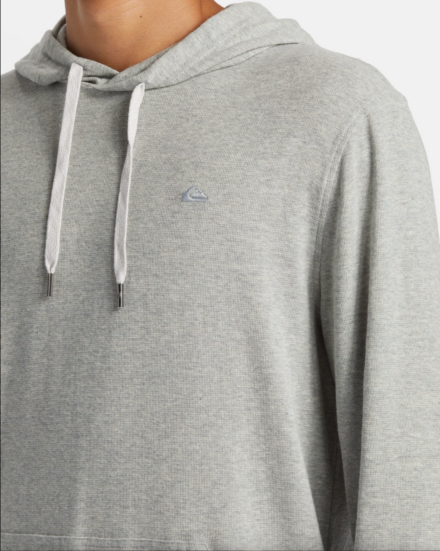 Quiksilver Men's Drills Hooded Thermal LS Grey Heather