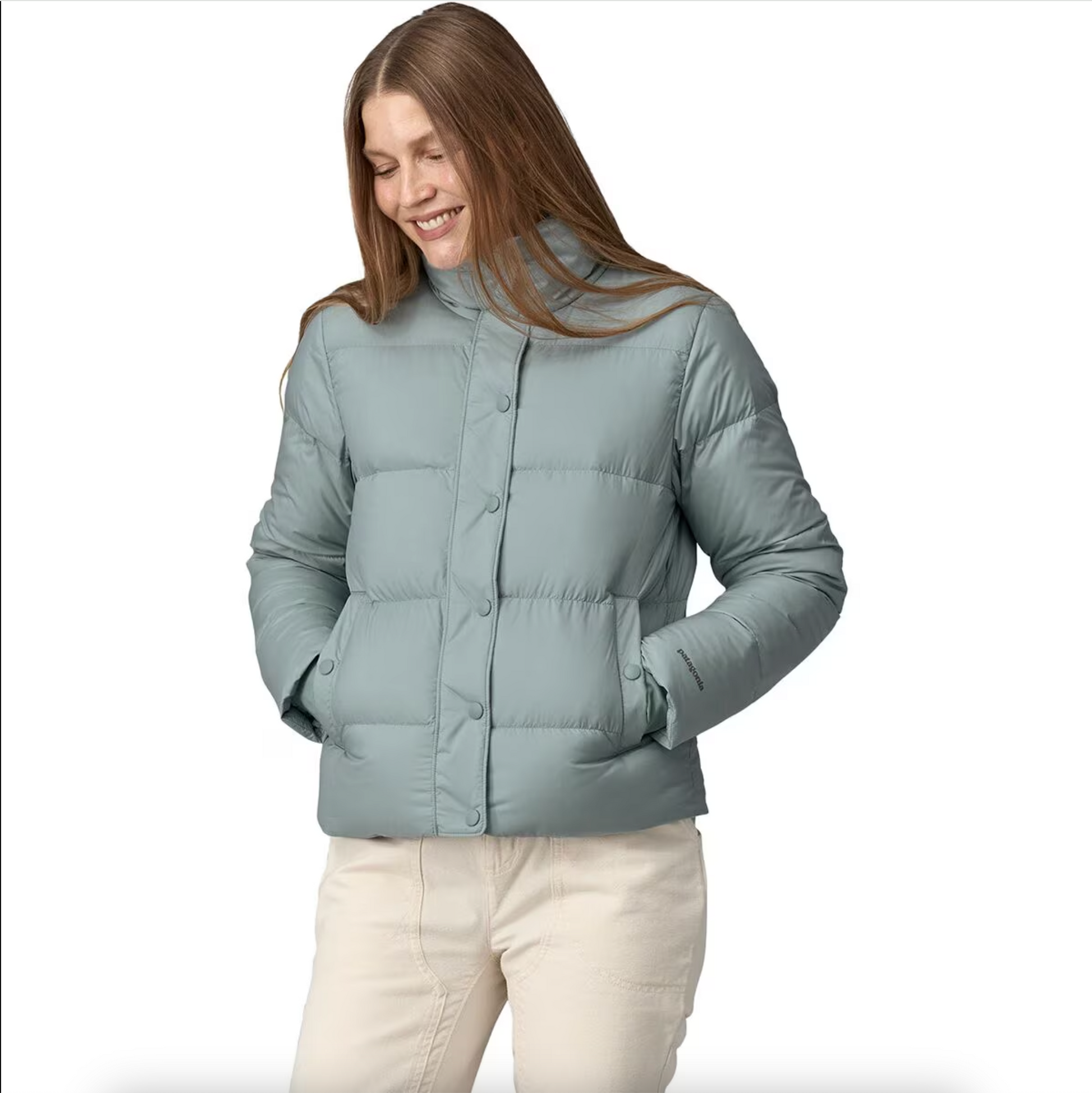 Patagonia Women s Silent Down Jkt Thermal Blue