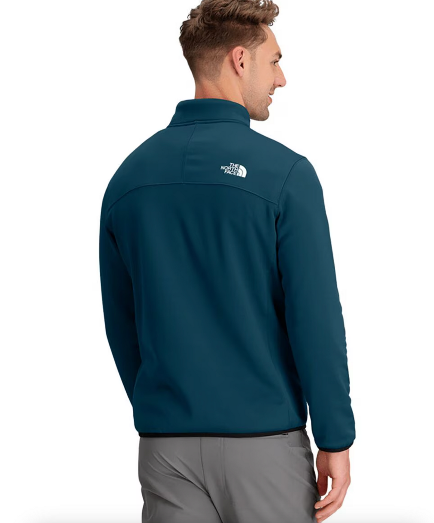 The North Face Men's Crest 1/4 Zip Midnight Petrol/TNF Black