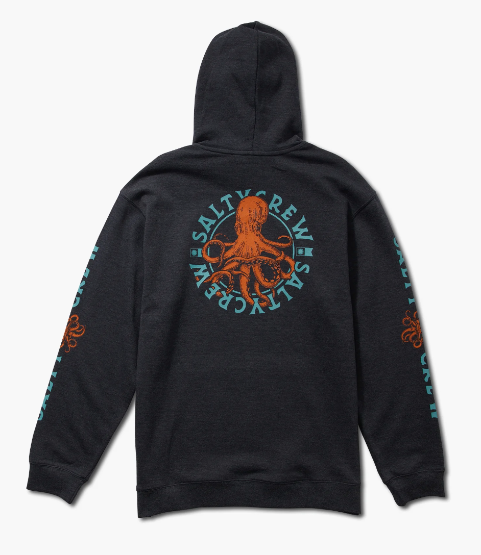 Salty Crew Men's Tentacles Hooded Fleece Navy Heather