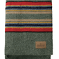Pendleton yakima camp twin blanket green heather - Brekken's