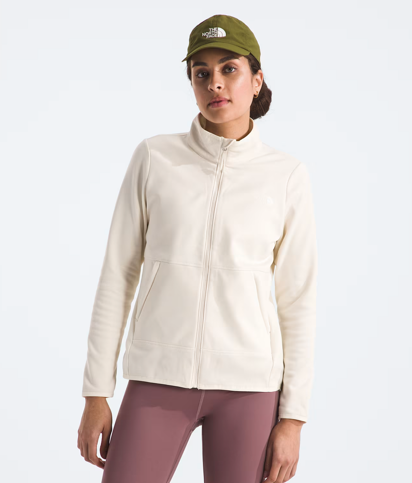 The North Face Women's Canyonlands Full Zip White Dune Heather