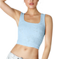 Nikibiki Women's Double Lace Square Crop Top