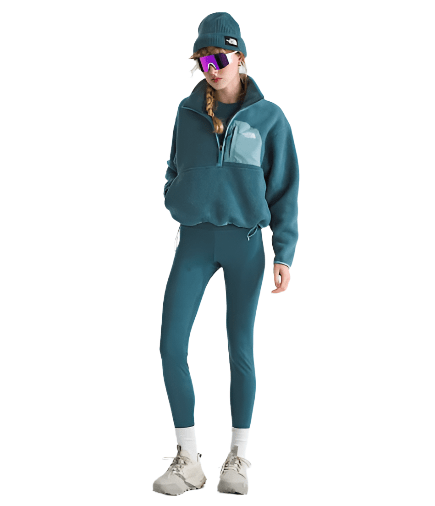 The North Face Women's Yumiori Off Peak ½ Zip Jacket Space/Blue Eclipse - Brekken's
