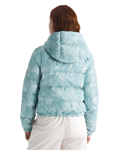 The North Face Women's Hydrenalite™ Down Hoodie—Print Blue Eclipse Regenerative Ink Print - Brekken's