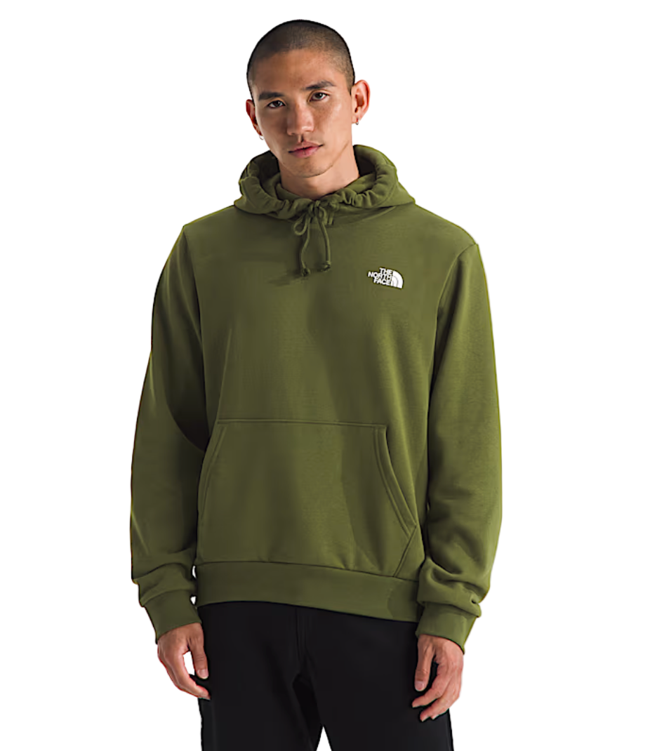 The North Face Men's Evolution Box Camo Fill Hoodie—Graphic Woodland Green