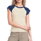 Billabong Women's Surf Camp Short Sleeve Raglan True Navy