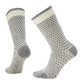 Smartwool Women's Everyday Cozy Popcorn Polka Dot Crew Socks Natural
