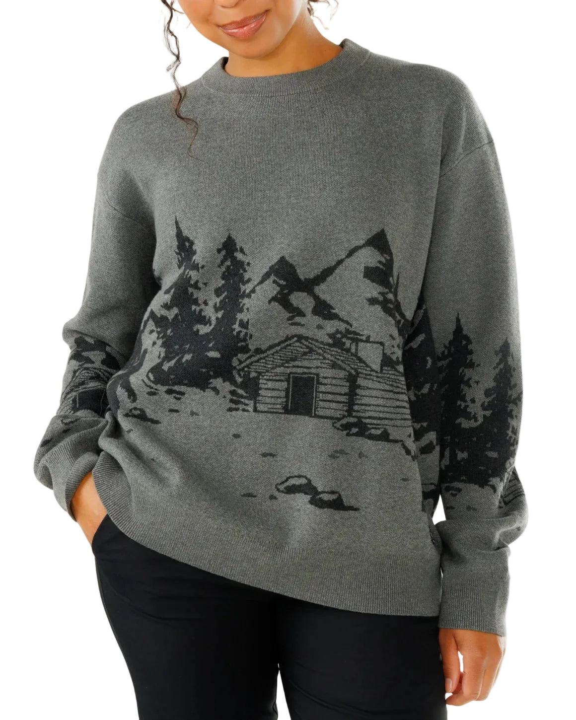 Waggle Unisex Squatch Wildknit Crewneck Sweater