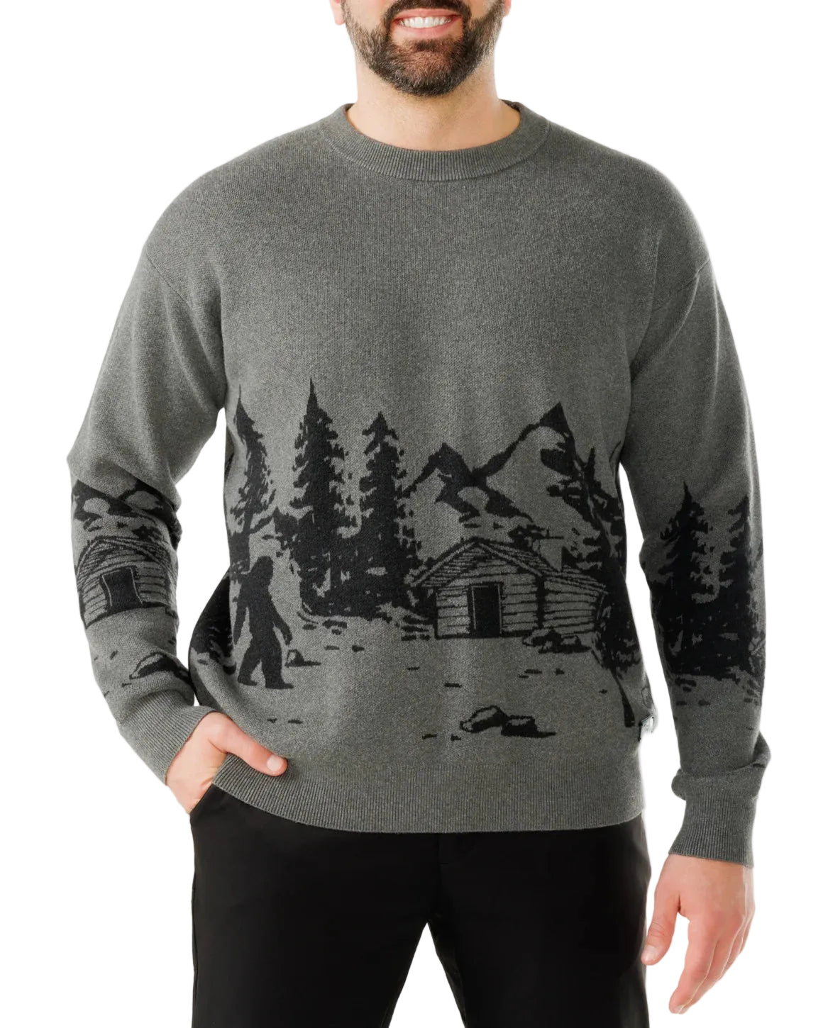 Waggle Unisex Squatch Wildknit Crewneck Sweater