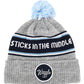 Waggle Unisex Sticks In The Middle Pom Beanie