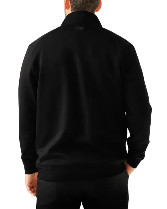 Waggle Men's Pheasants Forever Sunday 1/4 Zip Black