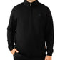 Waggle Men's Pheasants Forever Sunday 1/4 Zip Black