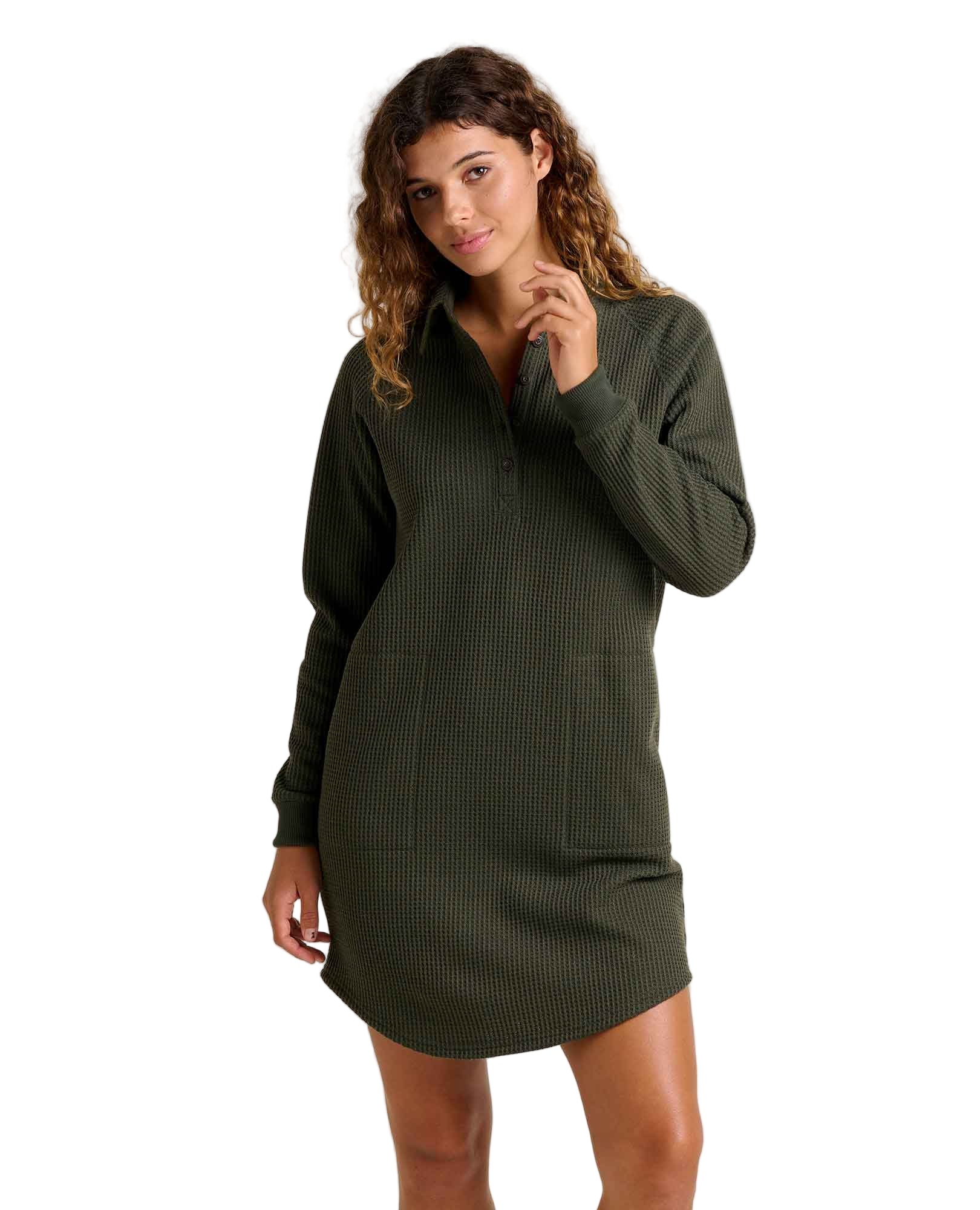 Toad Women's Bitterroot LS Dress Olive - Brekken's